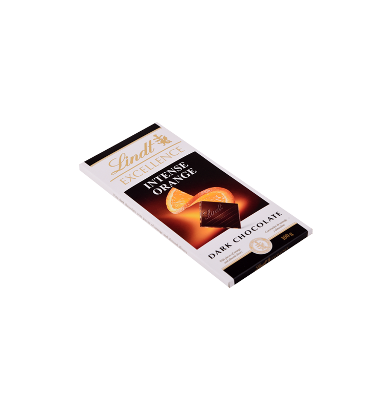 LINDT Excellence Tablette de chocolat noir à l'orange