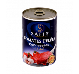 Sauce tomate pelée concassées